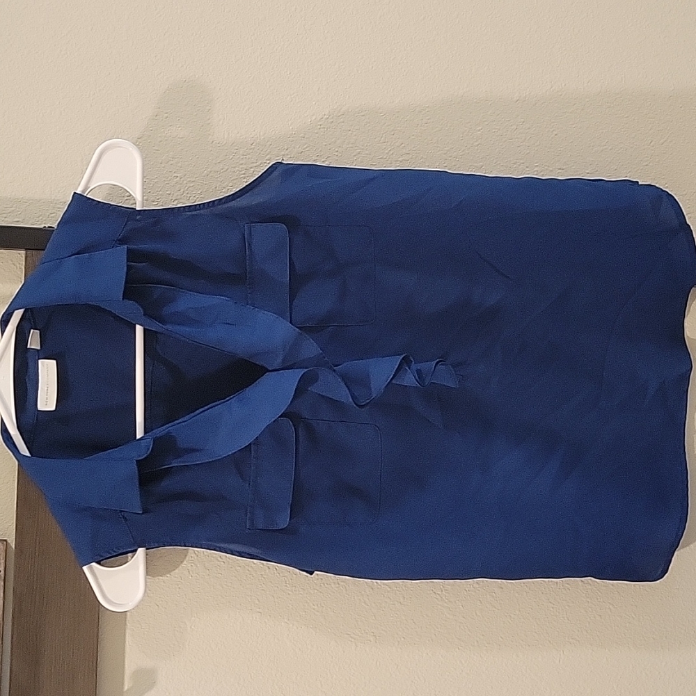 New York & Company blue blouse